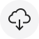 Cloud download icon