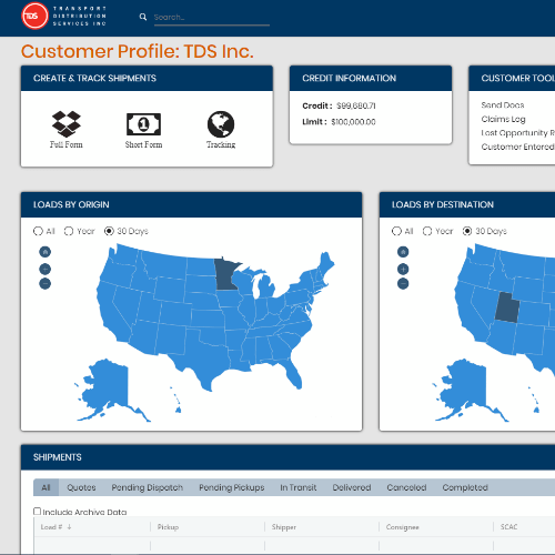 Preview of customer profile